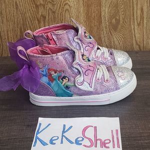 Girls Disney Princess Hightop Shoes Size 10